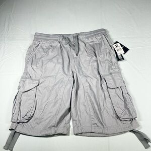 South Pole Light Gray Cargo Shorts for Men Size xl